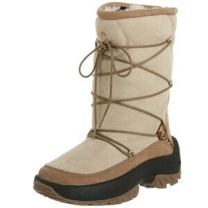 ULU Women's Crow Shearling Boot,Cane,6 M